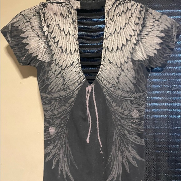 3 affliction shirts 2 medium 1 small - Picture 3 of 6